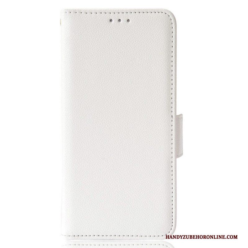 Folio-hoesje voor Xiaomi Redmi Note 11 Pro / 11 Pro 5G Lychee Kunstleer