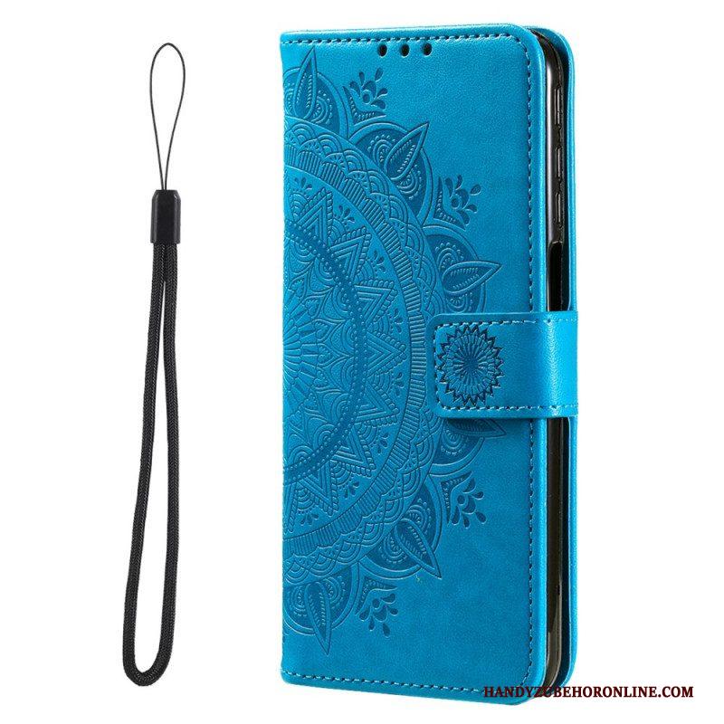 Folio-hoesje voor Xiaomi Redmi Note 11 Pro / 11 Pro 5G Zon Mandala