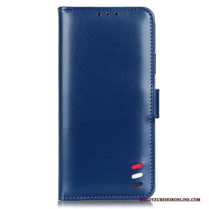 Folio-hoesje voor Xiaomi Redmi Note 11 Pro Plus 5G Driekleurig Leereffect