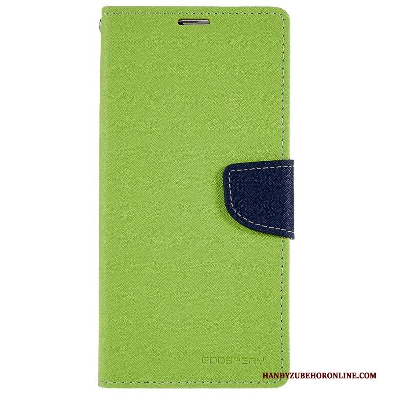 Folio-hoesje voor iPhone 14 Pro Max Tweekleurige Mercury Goospery