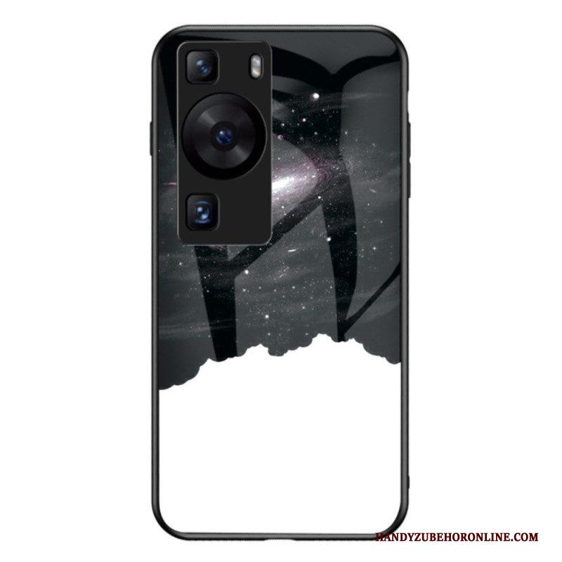 Hoesje voor Huawei P60 Pro Hemelgehard Glas