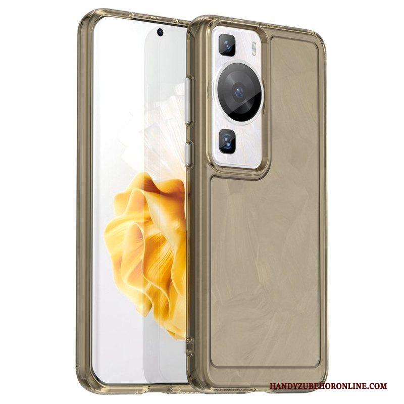 Hoesje voor Huawei P60 Pro Transparante Candy-serie