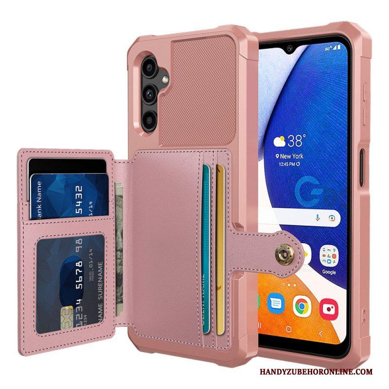 Hoesje voor Samsung Galaxy A14 / A14 5G Kaarthouder Standaard