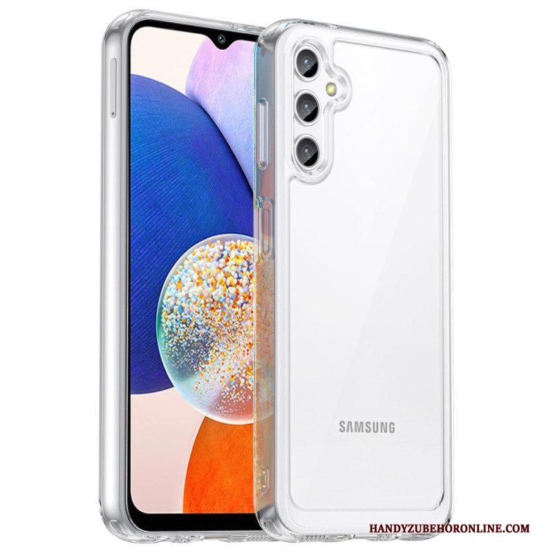 Hoesje voor Samsung Galaxy A14 / A14 5G Leer Textuur