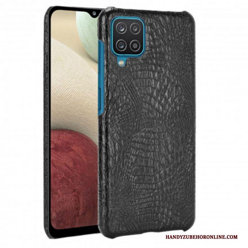 Hoesje voor Samsung Galaxy M12 / A12 Krokodillenhuid-effect