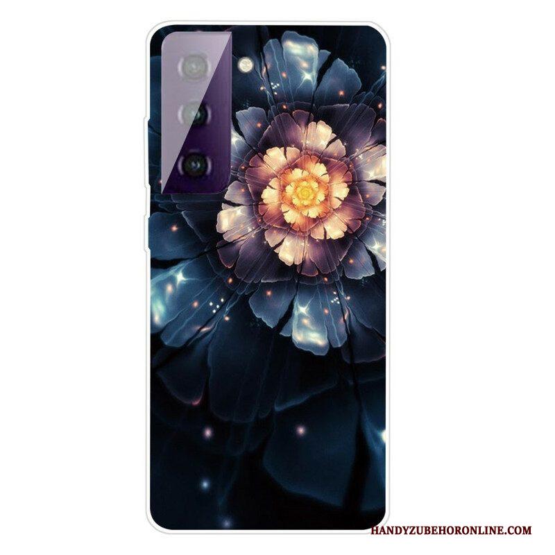 Hoesje voor Samsung Galaxy S21 FE Flexibele Bloemen