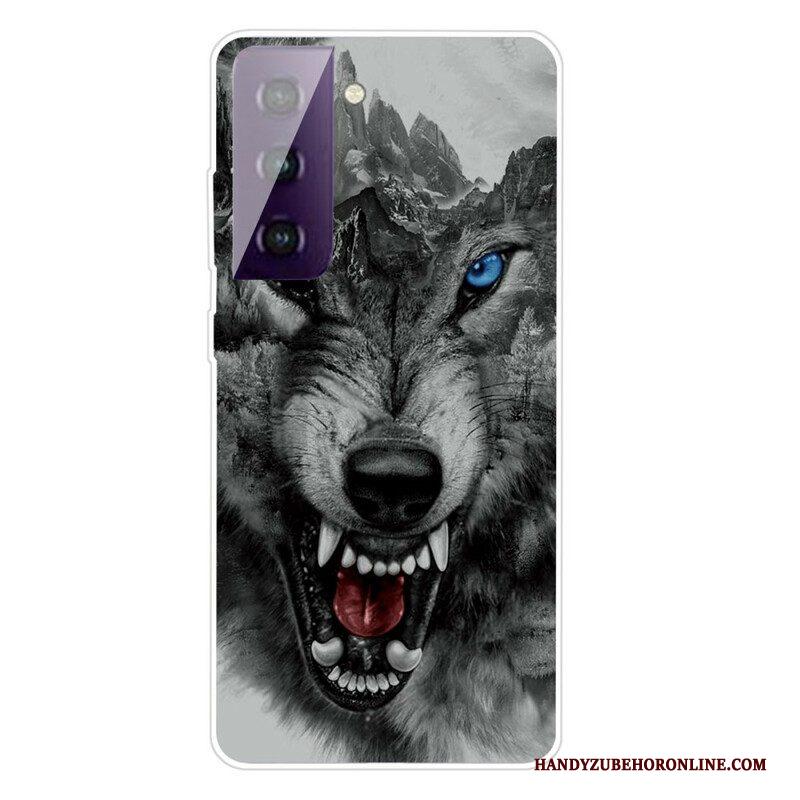 Hoesje voor Samsung Galaxy S21 FE Sublieme Wolf