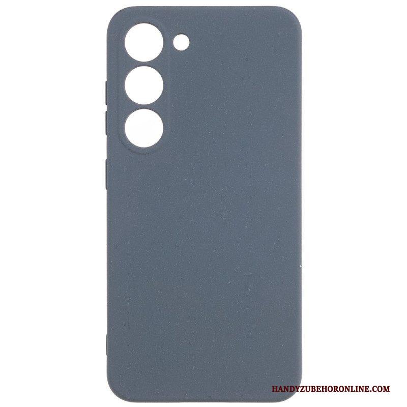 Hoesje voor Samsung Galaxy S23 5G Flexibele Siliconen Mat