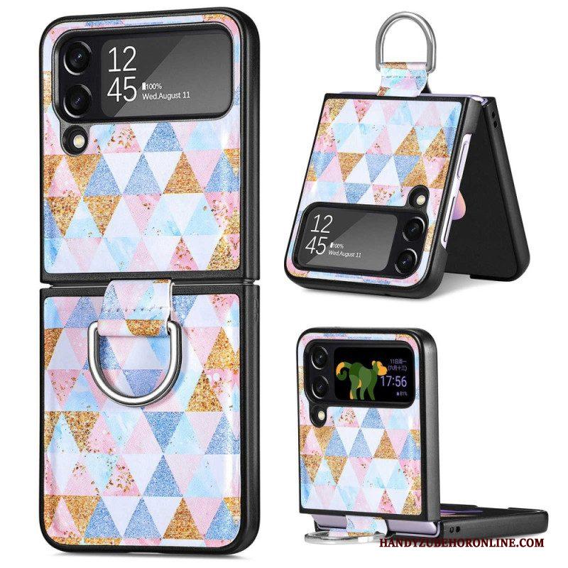 Hoesje voor Samsung Galaxy Z Flip 4 Folio-hoesje Fantasie Met Ring Caseneo