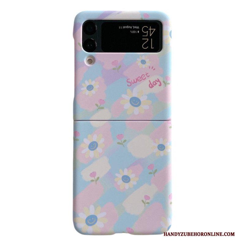 Hoesje voor Samsung Galaxy Z Flip 4 Folio-hoesje Kleine Madeliefjes