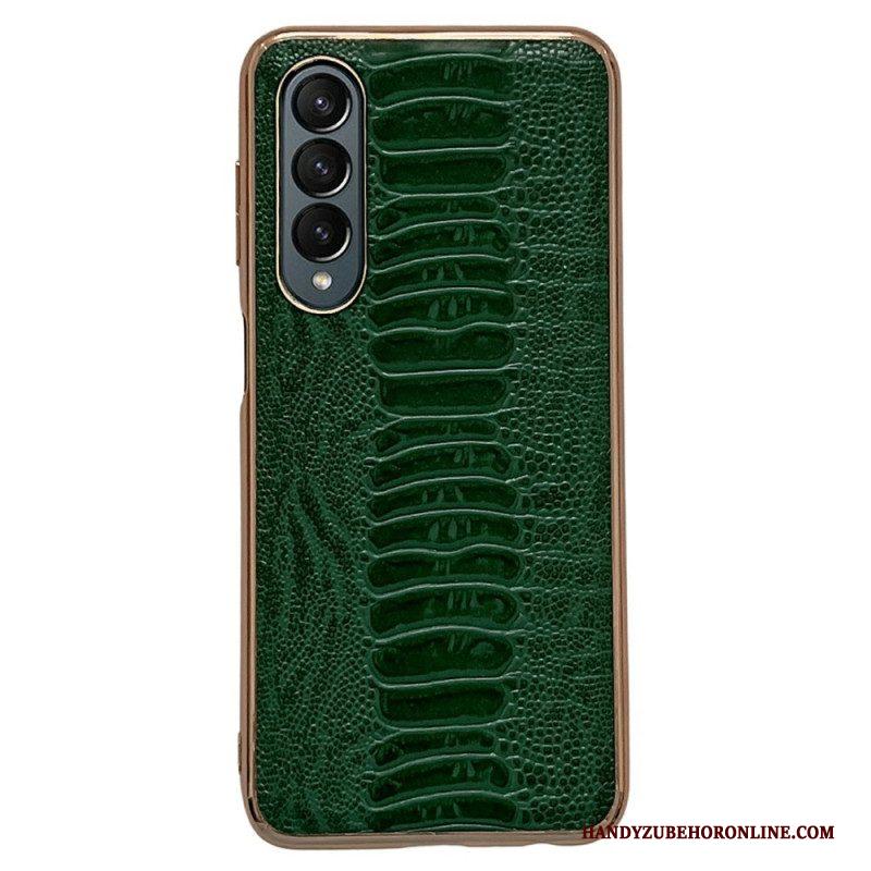 Hoesje voor Samsung Galaxy Z Fold 4 Croco Lijn