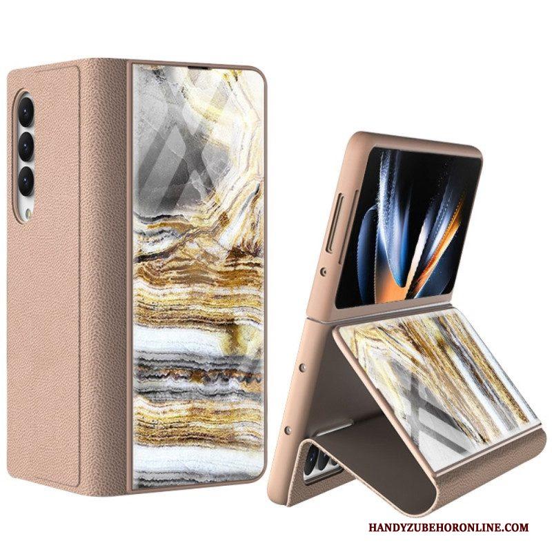 Hoesje voor Samsung Galaxy Z Fold 4 Gkk Marmeren Golven