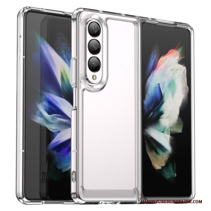 Hoesje voor Samsung Galaxy Z Fold 4 Kunststof Kleur