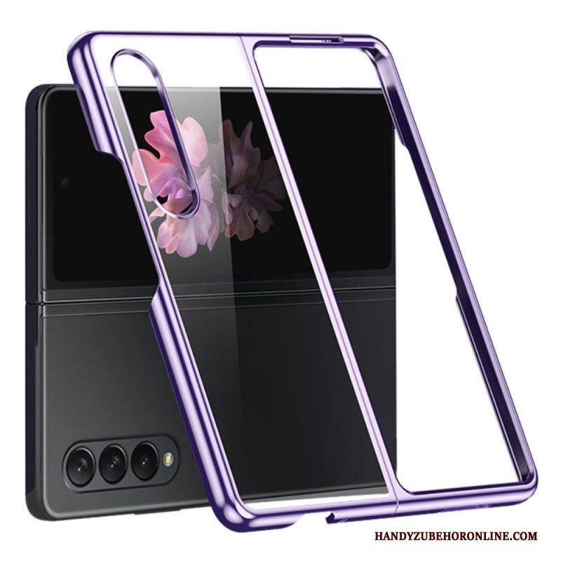 Hoesje voor Samsung Galaxy Z Fold 4 Transparant Metaal