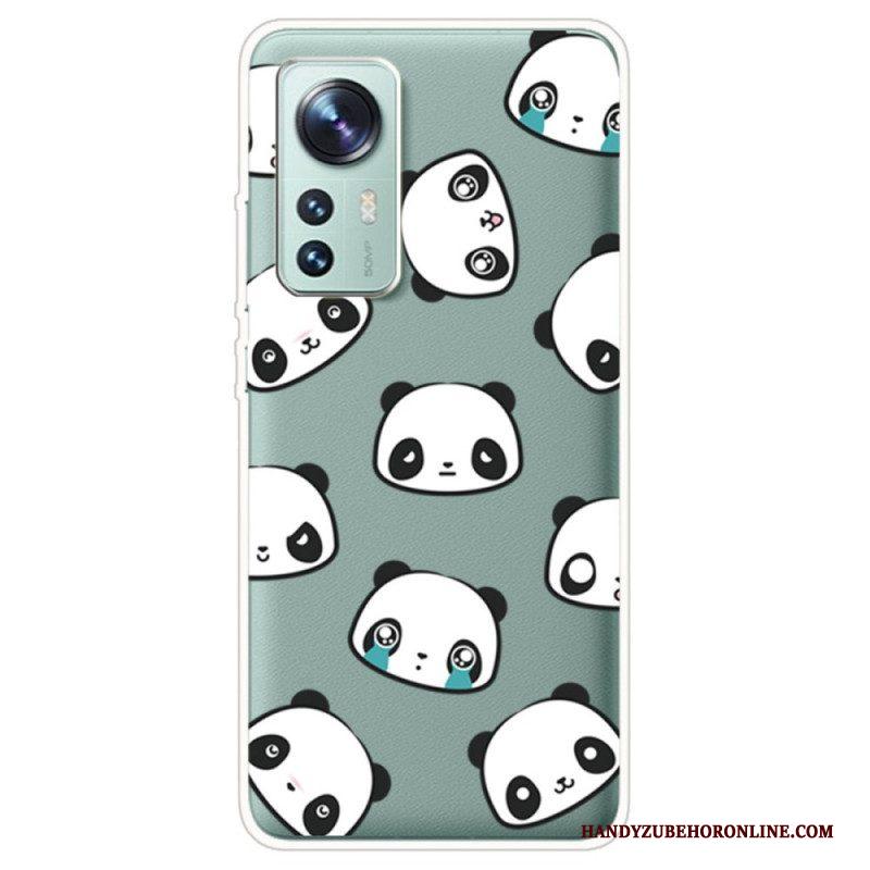 Hoesje voor Xiaomi 12 / 12X Stelletje Panda's