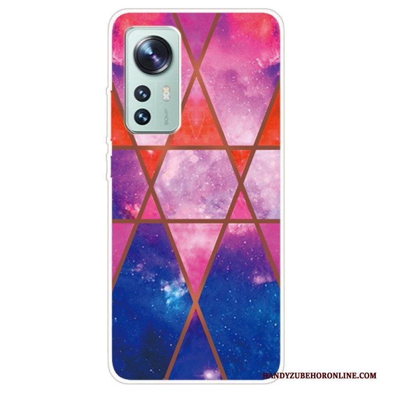 Hoesje voor Xiaomi 12 / 12X Weiger Geometrisch Marmer