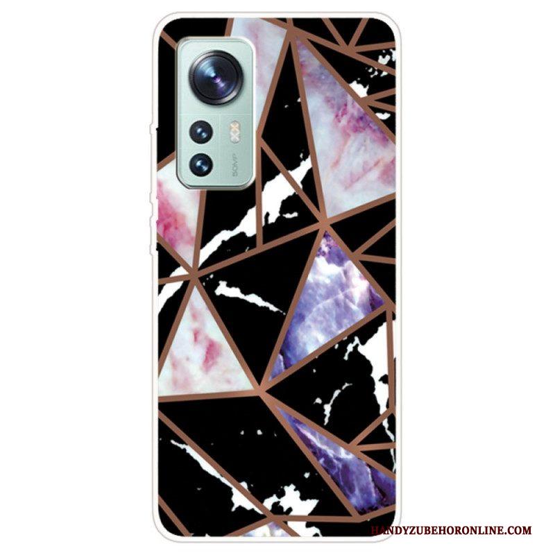 Hoesje voor Xiaomi 12 / 12X Weiger Geometrisch Marmer