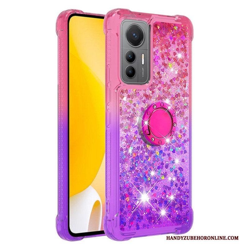 Hoesje voor Xiaomi 12 Lite Glitter Ringbeugel