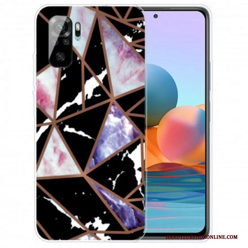 Hoesje voor Xiaomi Redmi Note 10 / 10S Ontwerper Marmer