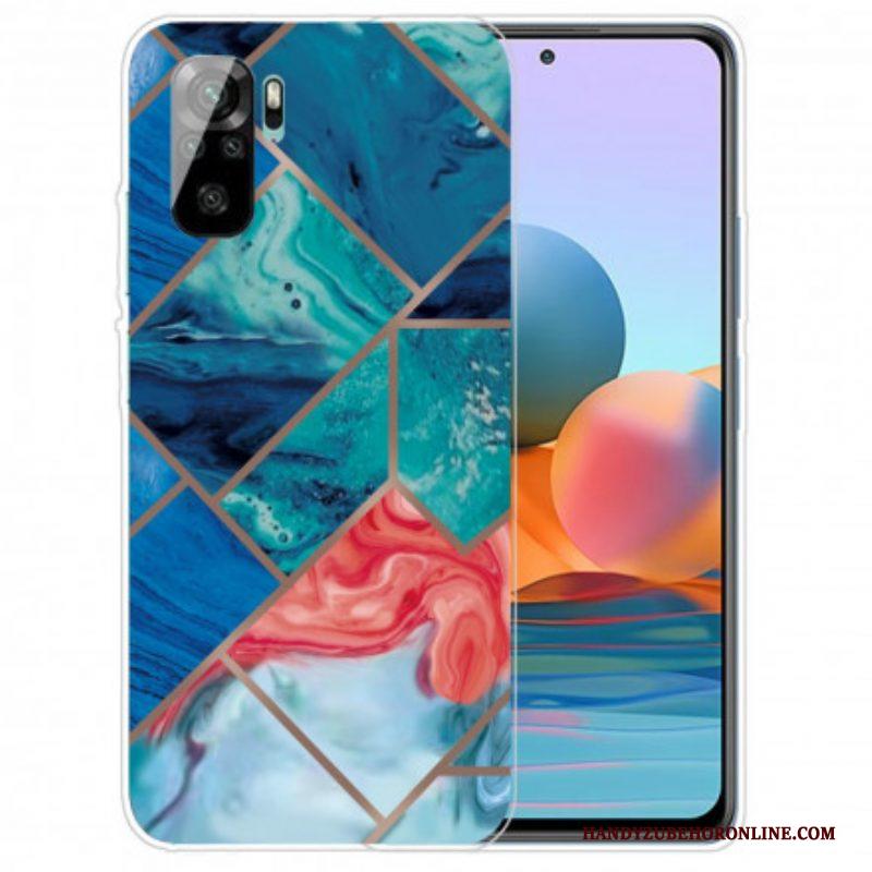 Hoesje voor Xiaomi Redmi Note 10 / 10S Ontwerper Marmer