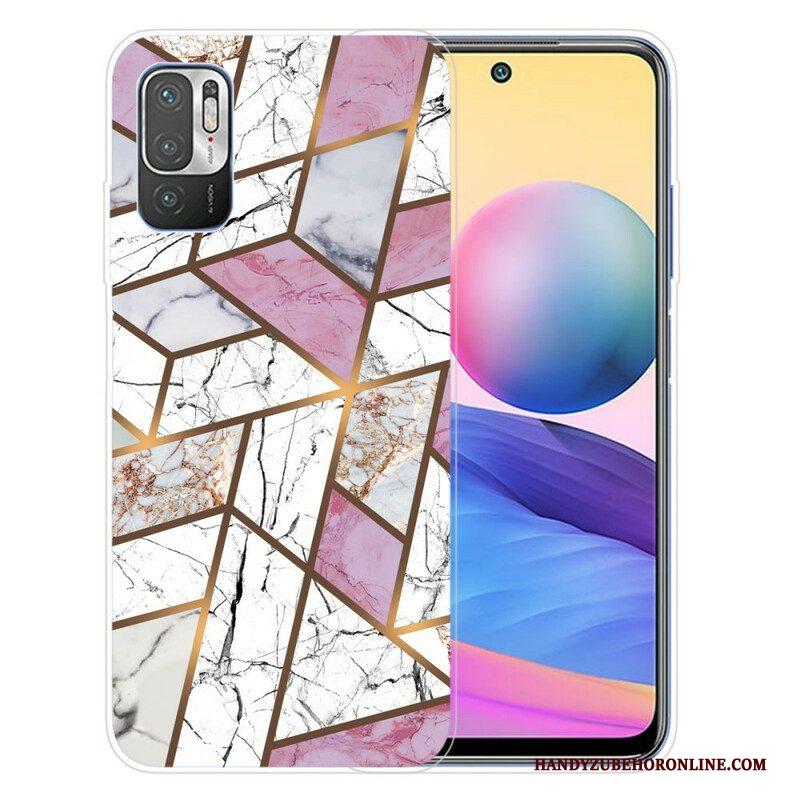 Hoesje voor Xiaomi Redmi Note 10 5G Geometrisch Marmer