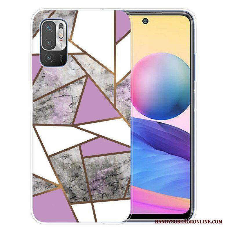 Hoesje voor Xiaomi Redmi Note 10 5G Geometrisch Marmer