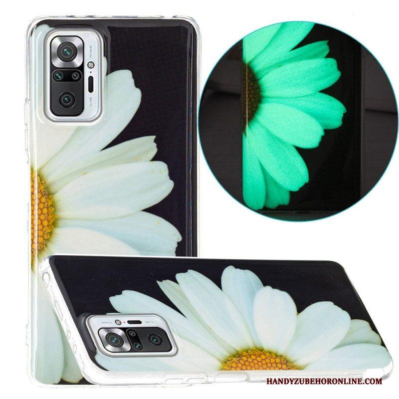 Hoesje voor Xiaomi Redmi Note 10 Pro Fluorescerende Bloemenserie