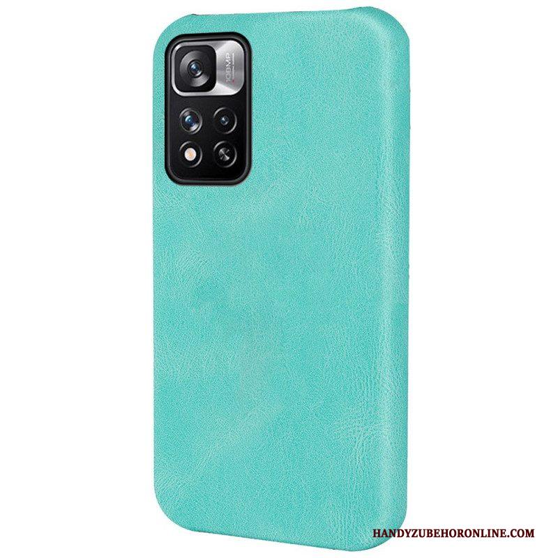 Hoesje voor Xiaomi Redmi Note 11 Pro Plus 5G Designer Leereffect