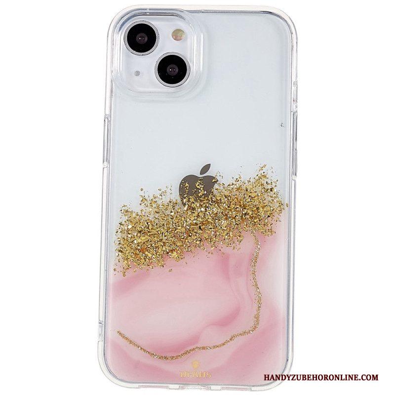 Hoesje voor iPhone 14 Glitter Kunst