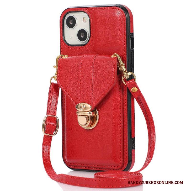 Hoesje voor iPhone 14 Portemonnee Crossbody-portemonnee