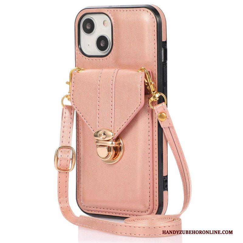 Hoesje voor iPhone 14 Portemonnee Crossbody-portemonnee