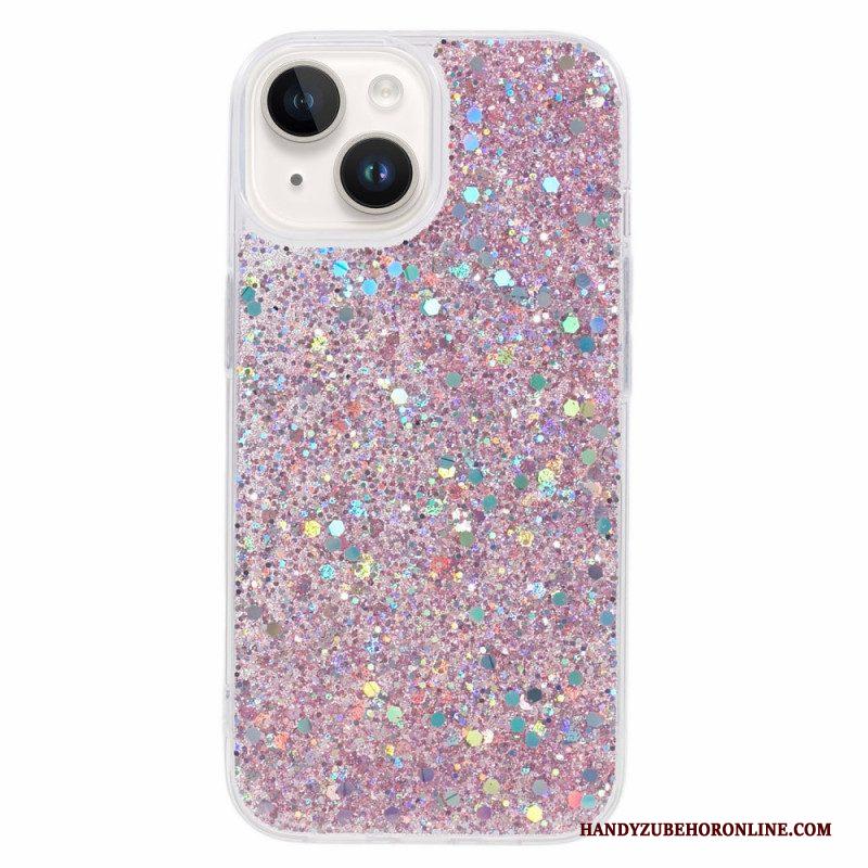 Hoesje voor iPhone 15 Plus Glitters