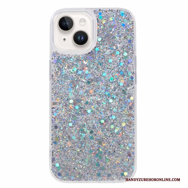 Hoesje voor iPhone 15 Plus Glitters