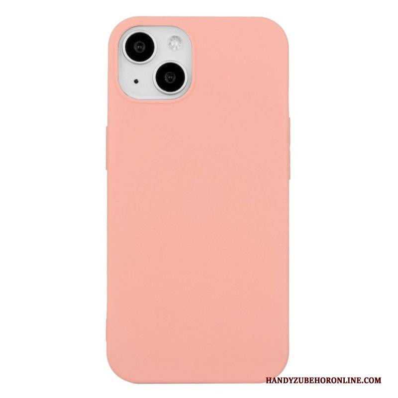 Hoesje voor iPhone 15 Plus Matte Siliconen