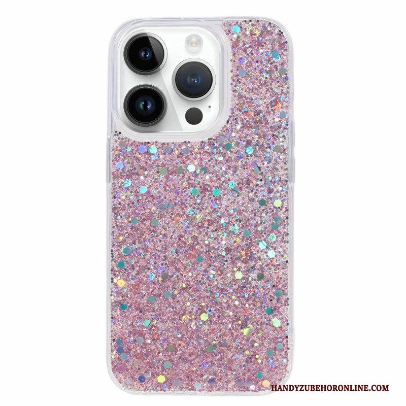 Hoesje voor iPhone 15 Pro Gewoon Glitteren