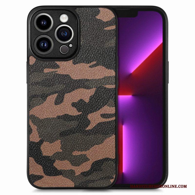 Hoesje voor iPhone 15 Pro Max Militaire Camouflage