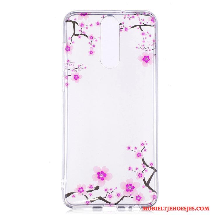 Huawei Mate 10 Lite Hoesje Hoes Bescherming Jeugd All Inclusive Siliconen Hanger Roze