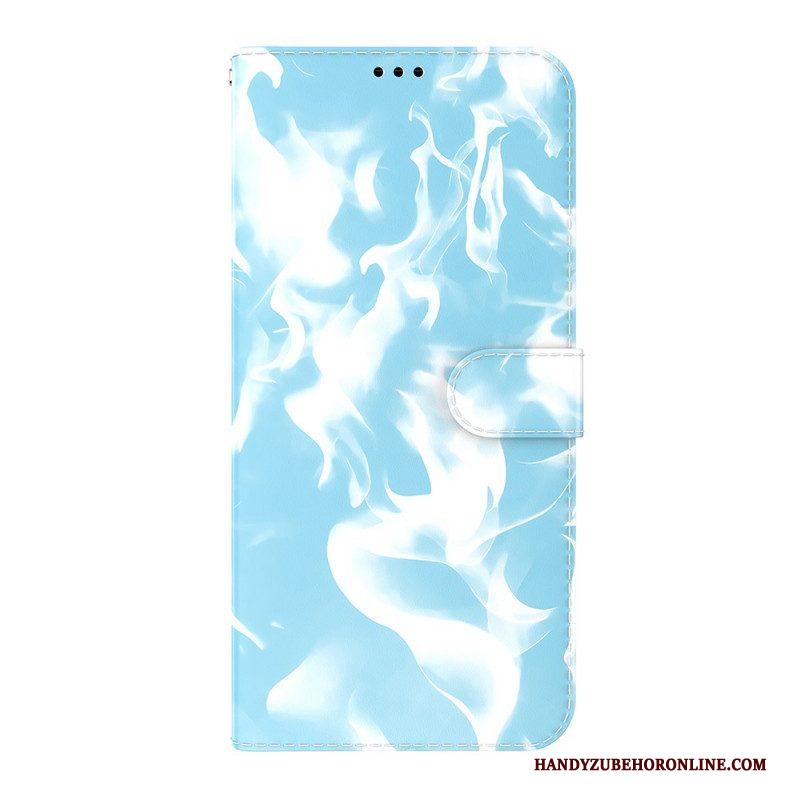 Leren Hoesje voor Samsung Galaxy S22 Ultra 5G Abstract Patroon