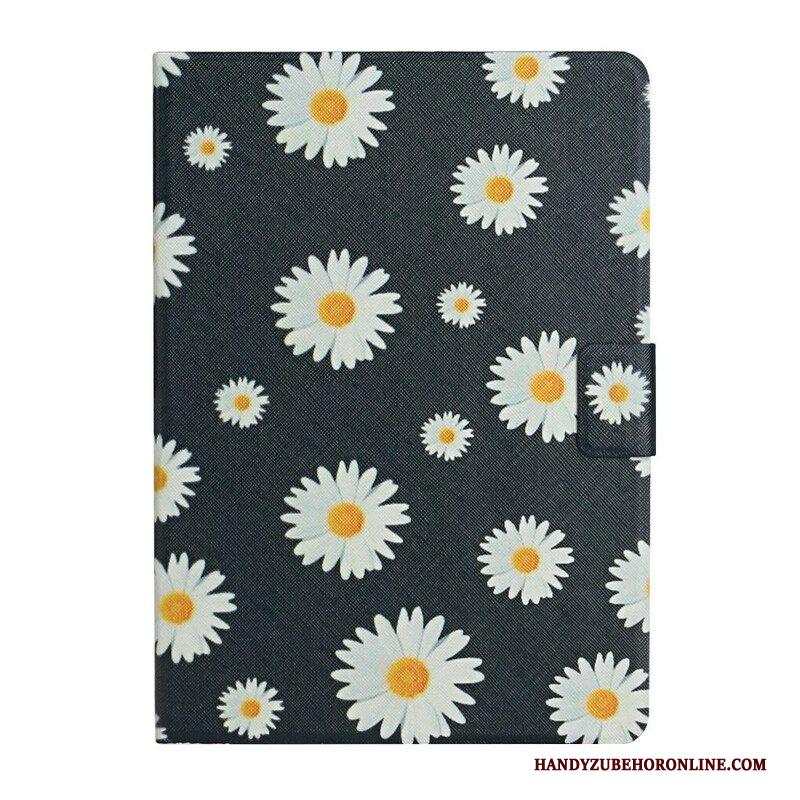 Leren Hoesje voor Samsung Galaxy Tab A7 Lite Bloemen Bloemen Bloemen