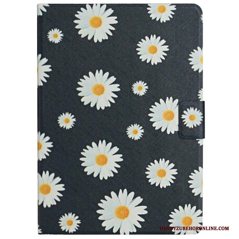 Leren Hoesje voor Samsung Galaxy Tab A8 (2021) Bloemen Bloemen Bloemen