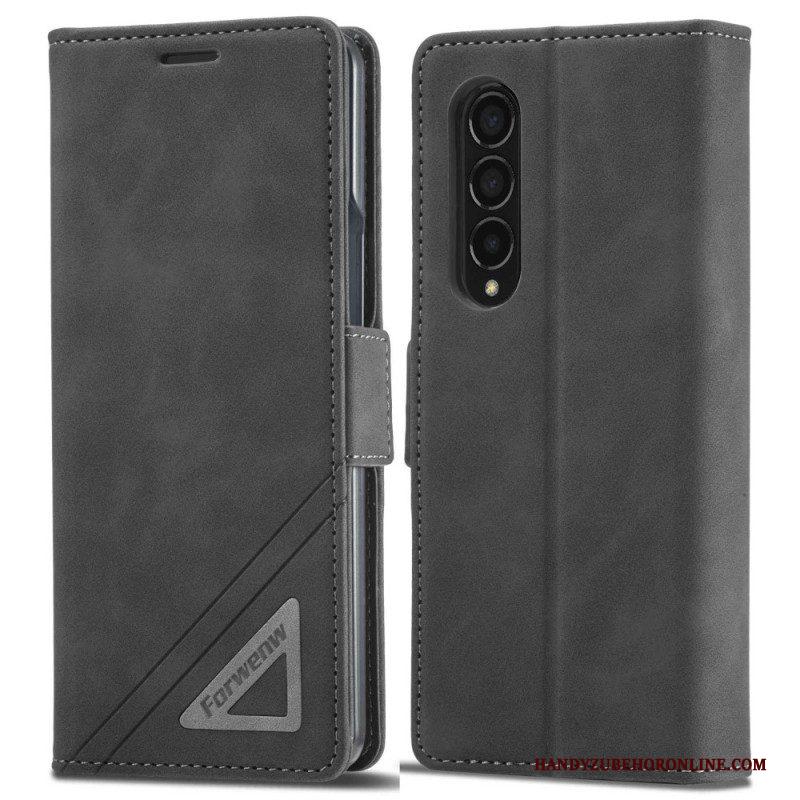 Leren Hoesje voor Samsung Galaxy Z Fold 4 Forwenw F3-serie