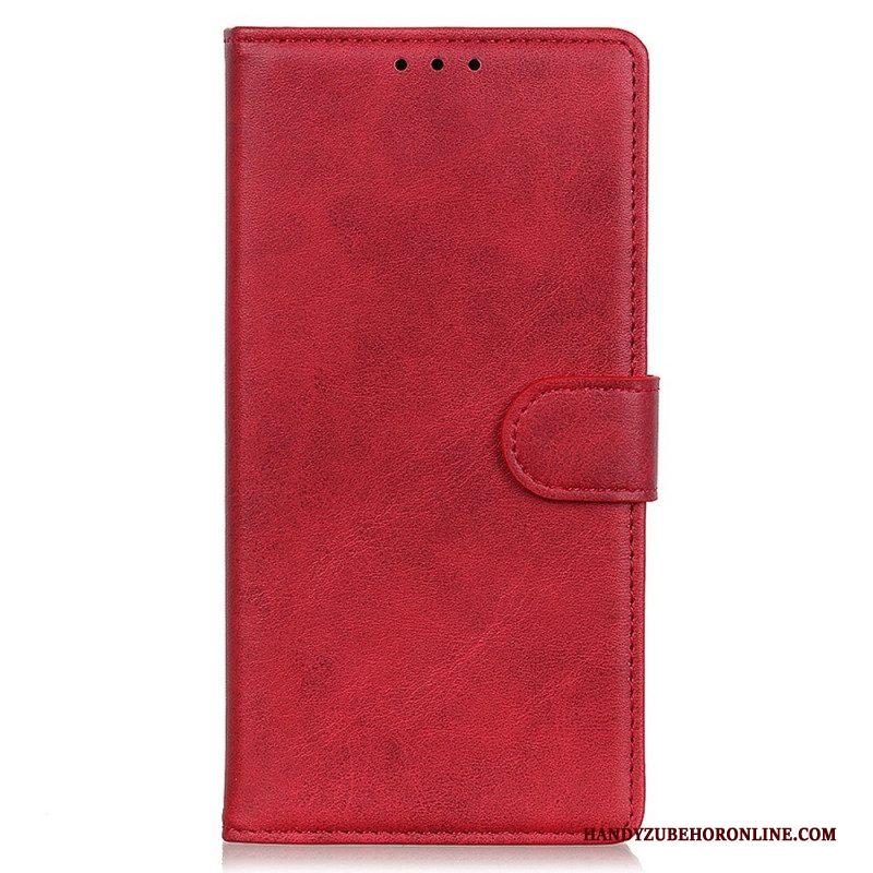 Leren Hoesje voor Sony Xperia 1 IV Mat Leereffect