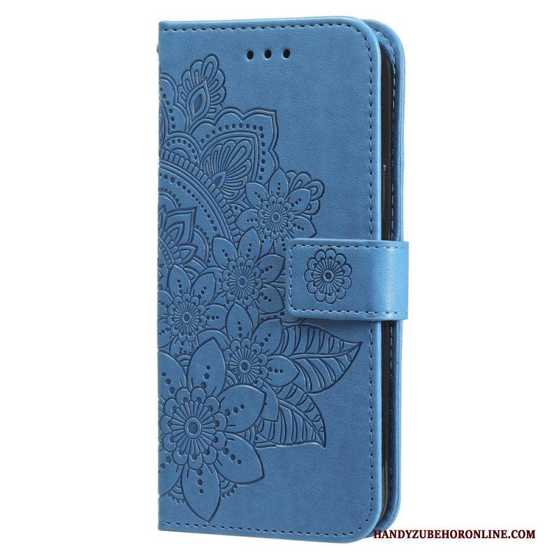 Leren Hoesje voor Xiaomi 13 Met Ketting Strakke Mandala