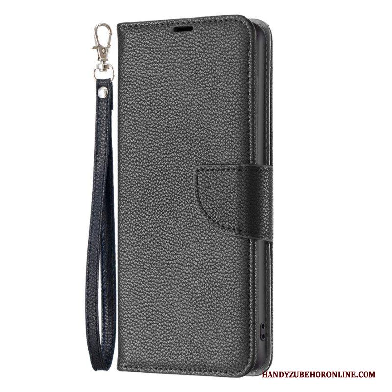 Leren Hoesje voor Xiaomi 13 Pro Lychee Schuine Sluiting