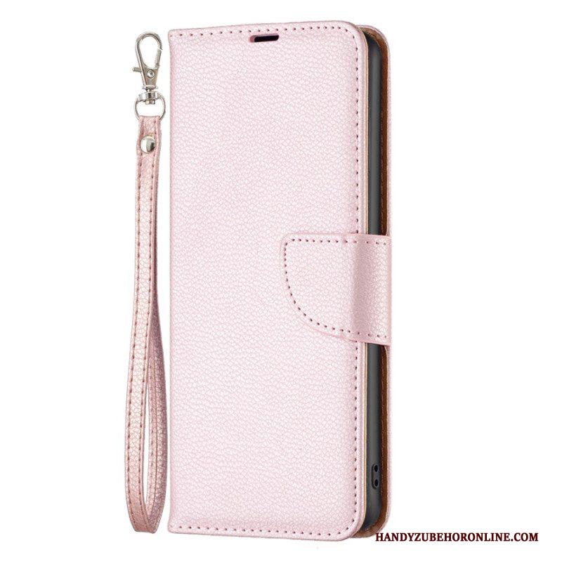 Leren Hoesje voor Xiaomi 13 Pro Lychee Schuine Sluiting