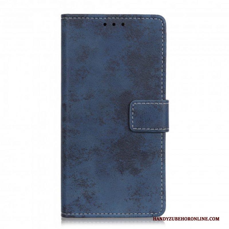 Leren Hoesje voor Xiaomi Redmi Note 10 Pro Vintage Leereffect