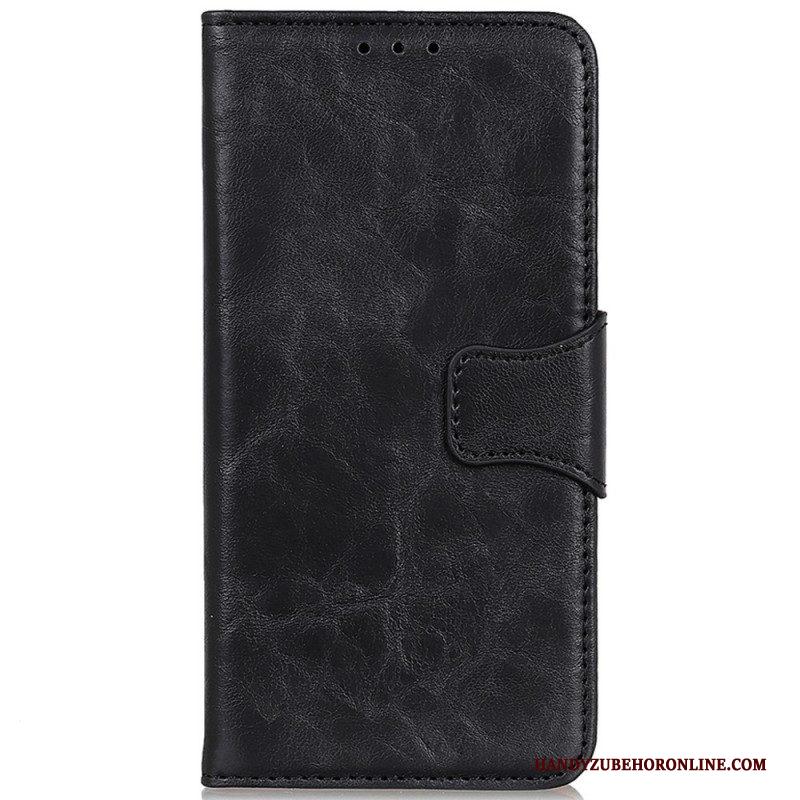 Leren Hoesje voor Xiaomi Redmi Note 11 / 11S Folio-hoesje Getextureerde Magnetische Flap