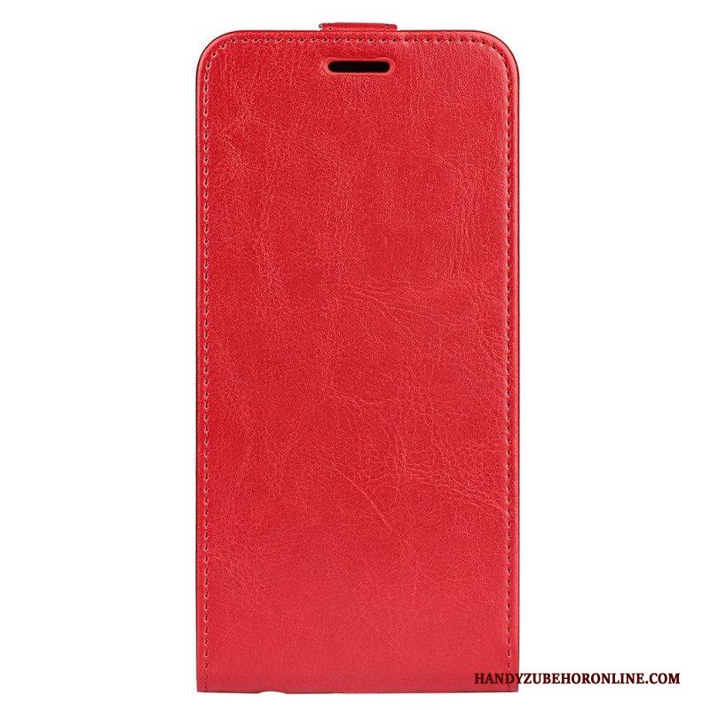 Leren Hoesje voor Xiaomi Redmi Note 12 5G Folio-hoesje Verticale Klep