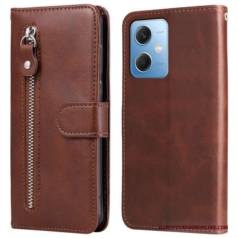 Leren Hoesje voor Xiaomi Redmi Note 12 5G Portemonnee