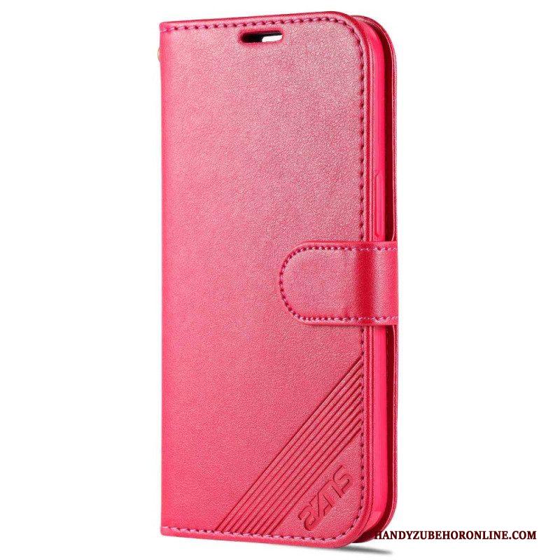 Leren Hoesje voor iPhone 14 Azns Leerstyling